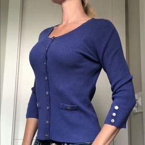 White House Black Market button up top